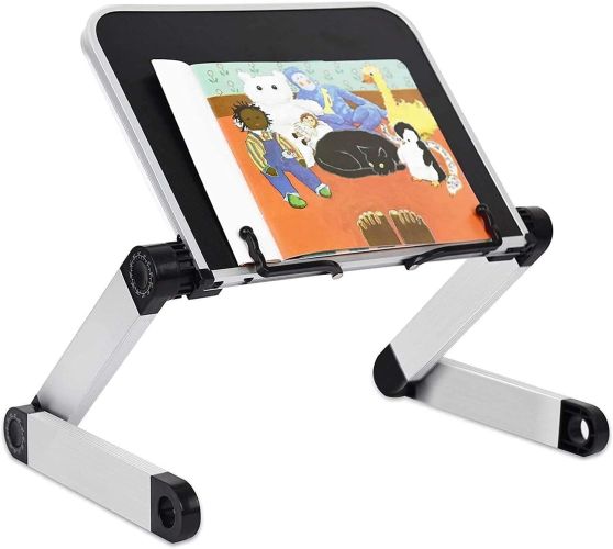 Book Stand; Book Holder Adjustable Height & Angle Ergonomic with Page Paper Clips for Reading Big Heavy Textbooks Music Books Tablet Cook Recipe Hands Book Stand; Book Holder Adjustable Height & Angle Ergonomic with Page Paper Clips for Reading Big Heavy Textbooks Music Books Tablet Cook Recipe Hands