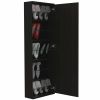 Cornwall 2-Piece Bedroom Set, Wall Mounted Shoe Rack and Dresser, Black, Mirror and Pine