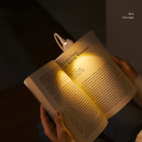 Night Lights Creative Mini Clip Lamp Learning USB Charging Lamp Bedside Convenient Lamp Student Reading Dormitory Night Lamp; Neck Reading Light (Color: Black)