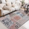 1pc Vintage Carpet; Living Room Bedroom Bedside Decor; Boho Floor Mat; Sofa Tea Table Blanket