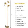 64" 3-Light LED Floor Lamp Reading Light for Living Room Bedroom