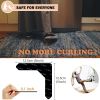 4/8pcs High Quality Non-slip Anti-drill Carpet Stickers Suitable For Living Room Dining Room Bathroom Rugs; Prevent Rugs From Moving And Rolling Edges