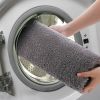 1pc Thickened High Fluff Floor Mat Bathroom Water Absorption Anti-skid Mat Bathroom Doormat Bedroom Carpet Floor Mat